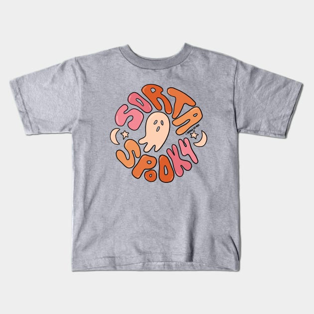 Fall Sorta Spooky © Kids T-Shirt by Doodle by Meg